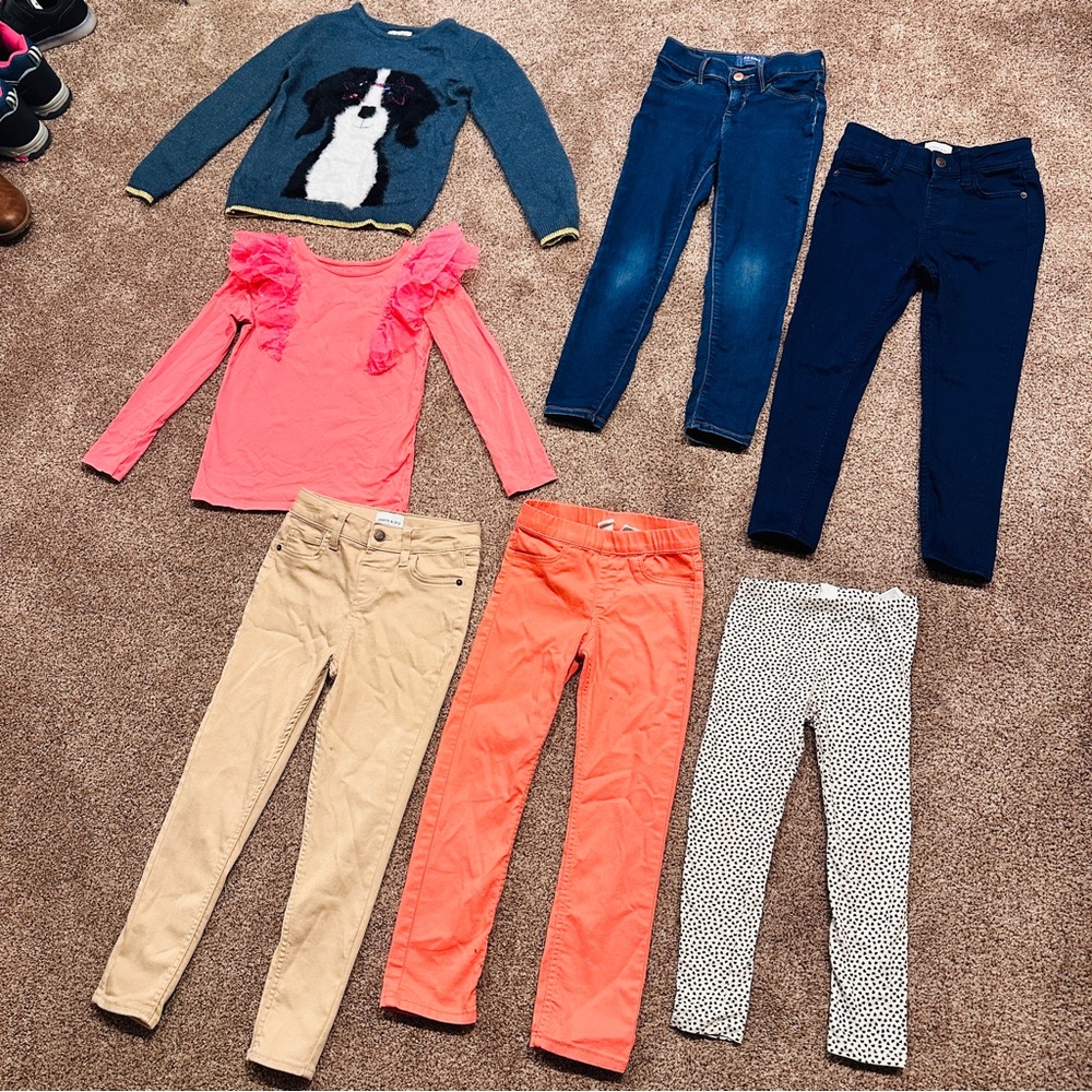 Girls clothes size small 6x/7